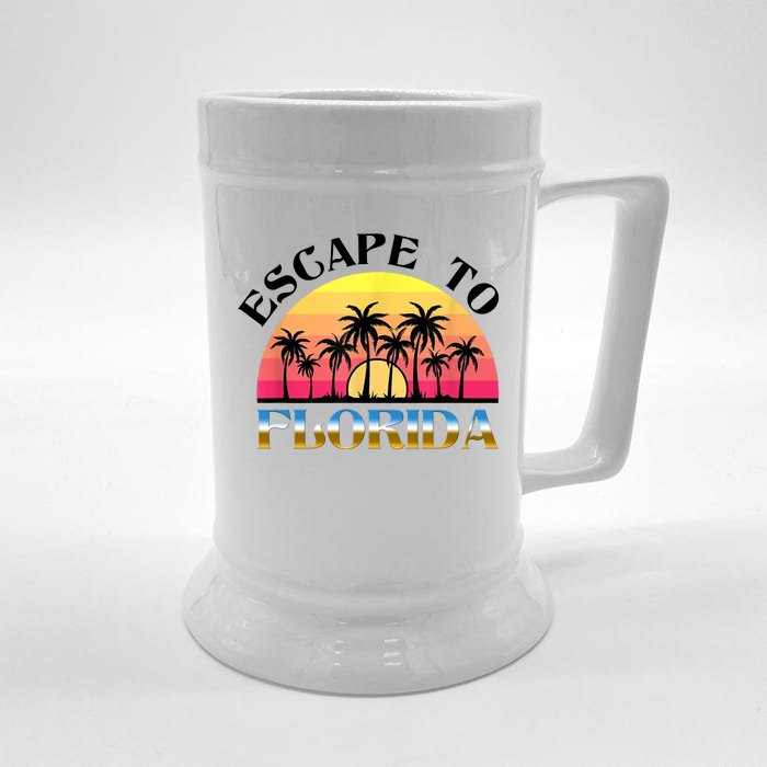 Escape To Florida Front & Back Beer Stein