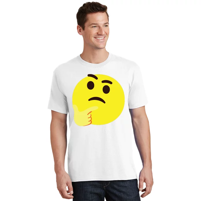 Emoticon Thinking Face Thinker T-Shirt