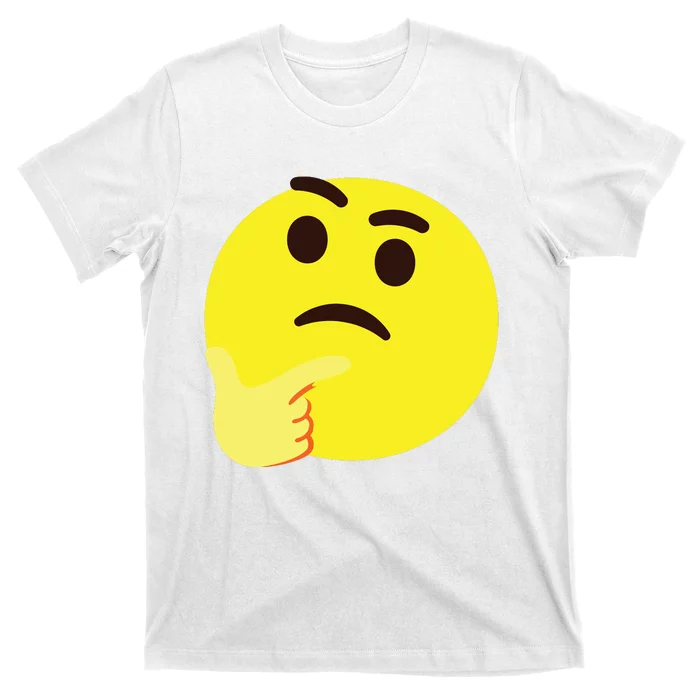 Emoticon Thinking Face Thinker T-Shirt