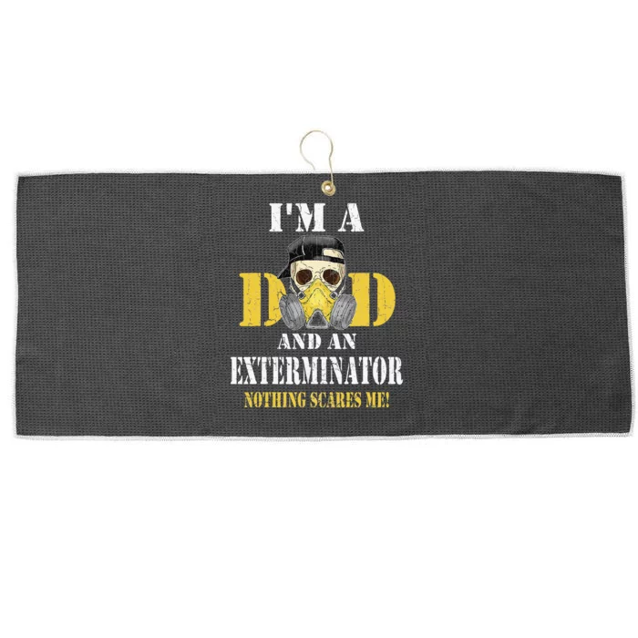 Exterminator Tee Funny Pest Control Professional Large Microfiber Waffle Golf Towel