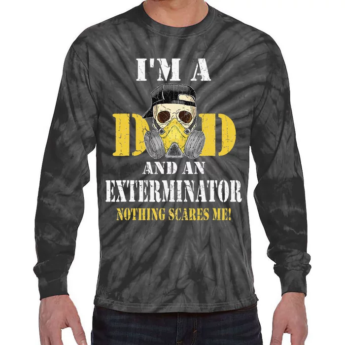 Exterminator Tee Funny Pest Control Professional Tie-Dye Long Sleeve Shirt