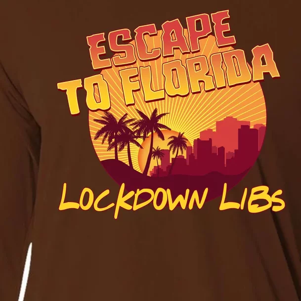 Escape To Florida Lockdown Libs Cooling Performance Long Sleeve Crew