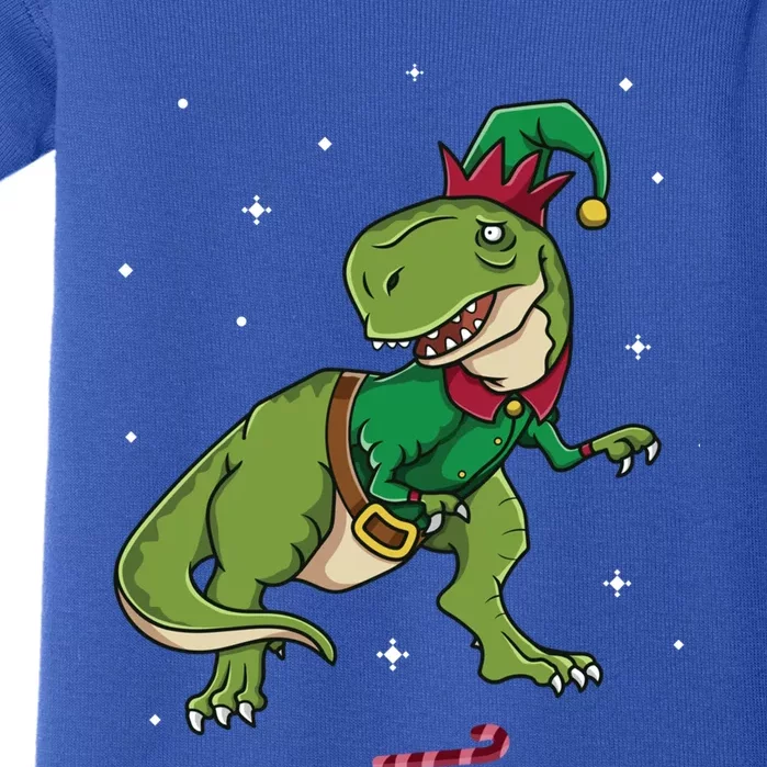 Elf Tgiftrex Fa Ra Ra Rawr Dinosaur Christmas Dino Gift Cool Gift Baby Bodysuit