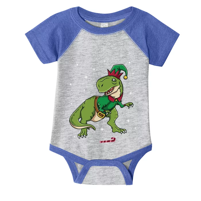 Elf Tgiftrex Fa Ra Ra Rawr Dinosaur Christmas Dino Gift Cool Gift Infant Baby Jersey Bodysuit