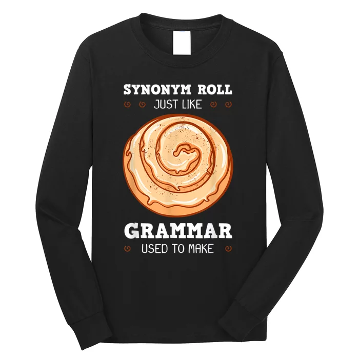 English Teacher Grammarians Grammar Police Professors Long Sleeve Shirt