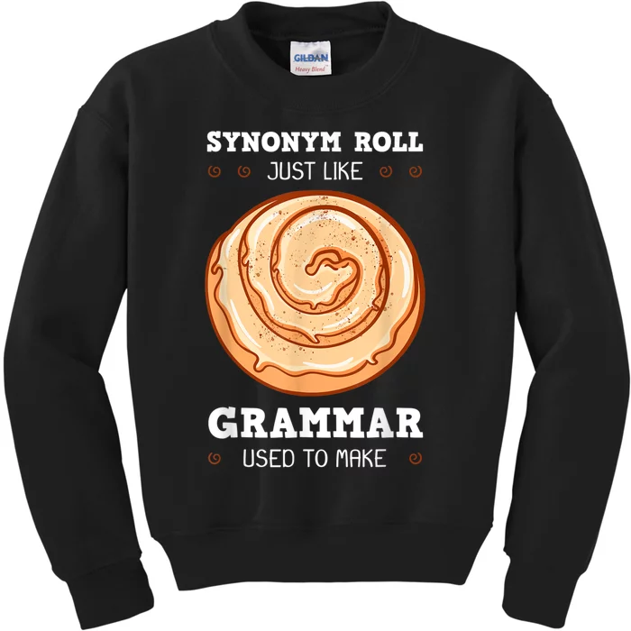 English Teacher Grammarians Grammar Police Professors Kids Sweatshirt