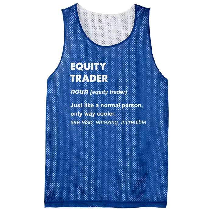 Equity Trader Great Gift Mesh Reversible Basketball Jersey Tank