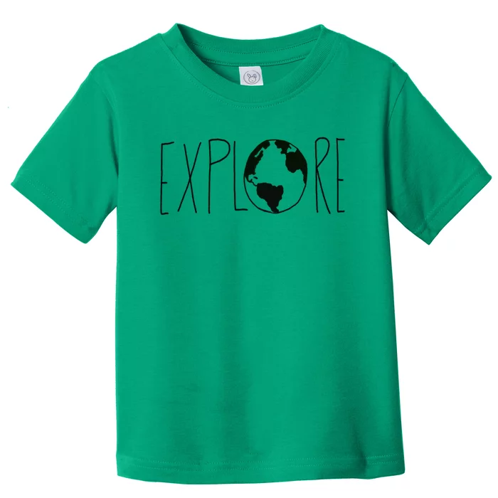 Explore The Globe Toddler T-Shirt