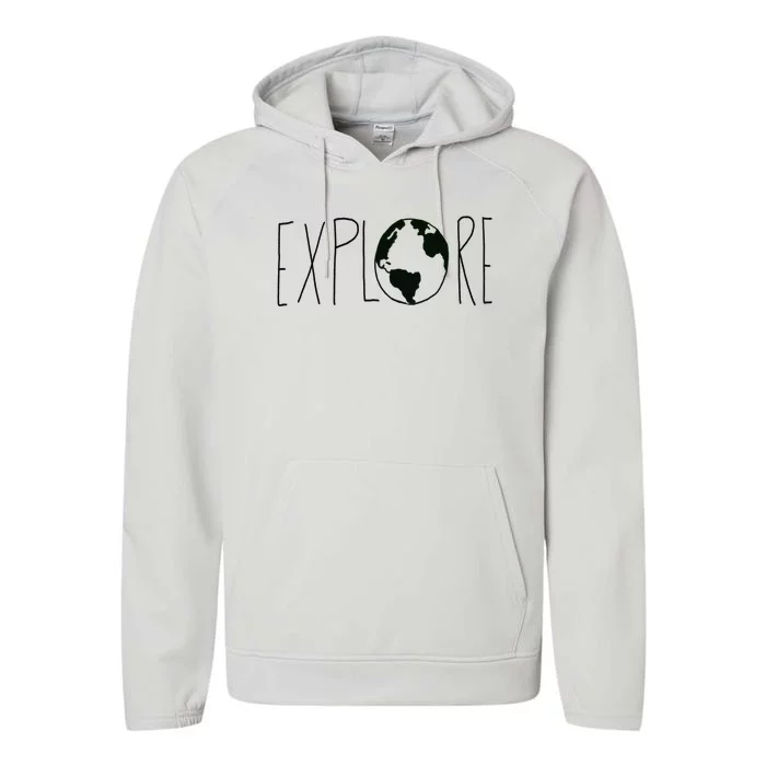 Explore The Globe Performance Fleece Hoodie