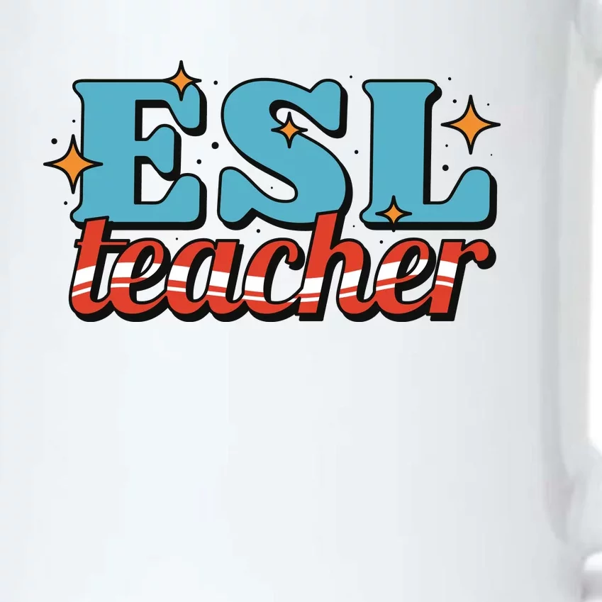 ESL Teacher Gift Black Color Changing Mug