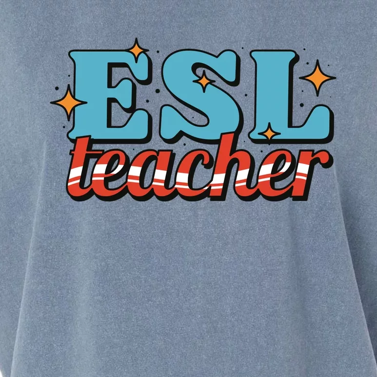 ESL Teacher Gift Garment-Dyed Women's Muscle Tee