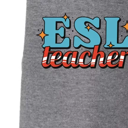 ESL Teacher Gift Doggie 3-End Fleece Hoodie