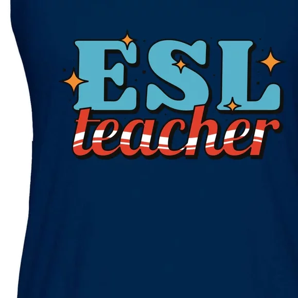 ESL Teacher Gift Ladies Essential Flowy Tank