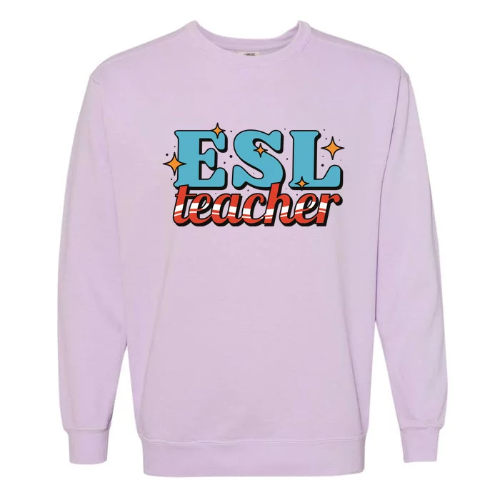 ESL Teacher Gift Garment-Dyed Sweatshirt