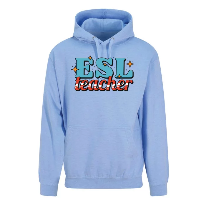 ESL Teacher Gift Unisex Surf Hoodie