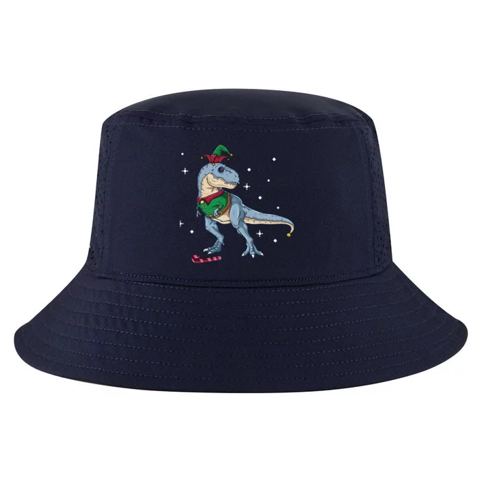 Elf Tmeaningful Giftrex Fa Ra Ra Rawr Dinosaur Christmas Dino Gift Cool Gift Cool Comfort Performance Bucket Hat