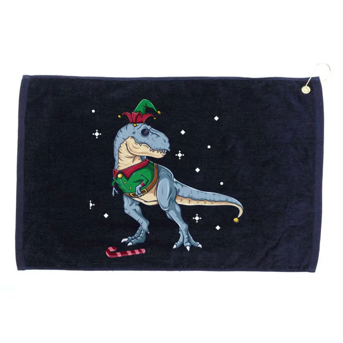 Elf Tmeaningful Giftrex Fa Ra Ra Rawr Dinosaur Christmas Dino Gift Cool Gift Grommeted Golf Towel