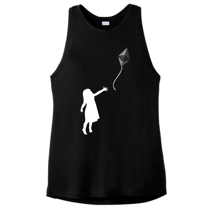 ETH Balloon Ethereum Crypto Ladies Tri-Blend Wicking Tank