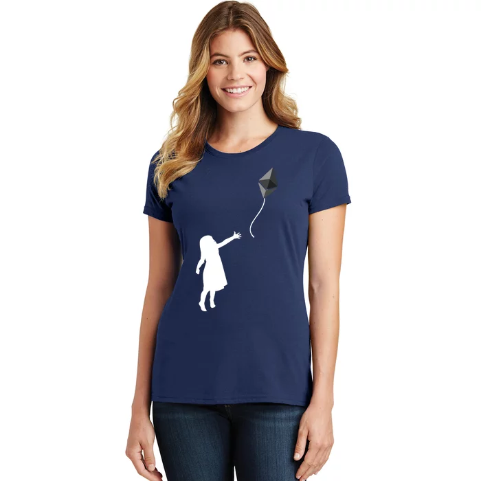 ETH Balloon Ethereum Crypto Women's T-Shirt