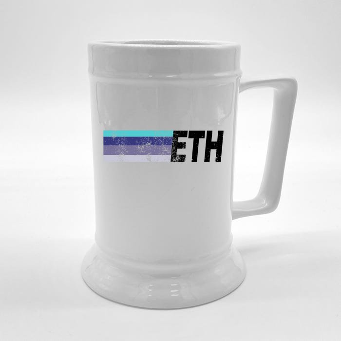 ETH Ethereum Front & Back Beer Stein