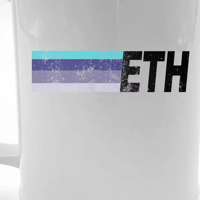 ETH Ethereum Front & Back Beer Stein