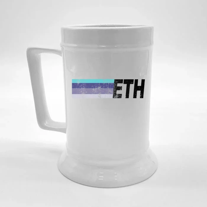 ETH Ethereum Front & Back Beer Stein