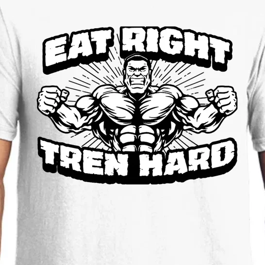 Eat-Right Tren Hard - Anabolic Steroid Gym Bodybuilding Pajama Set