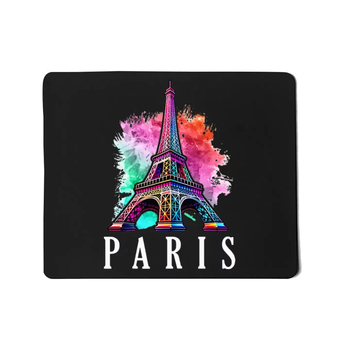 Eiffel Tower Holiday France Souvenir Paris Mousepad