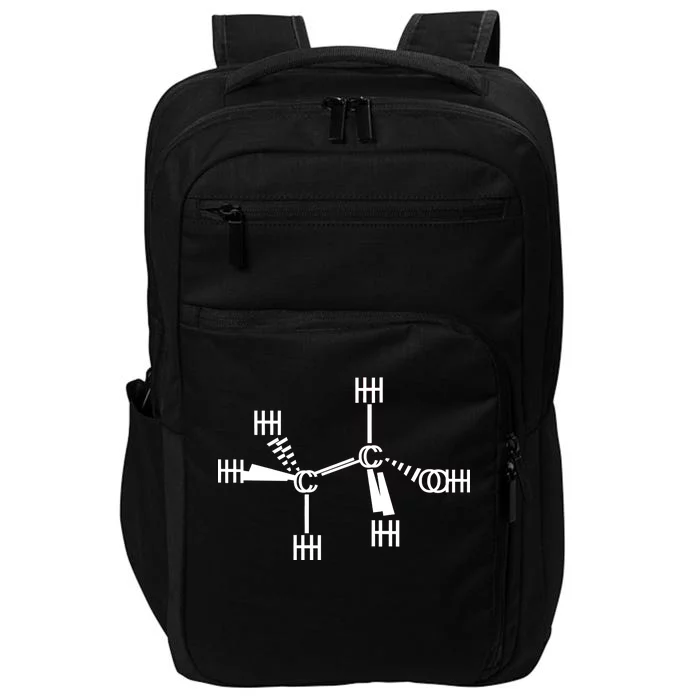 Ethanol Molecole As Seen Drunk Impact Tech Backpack