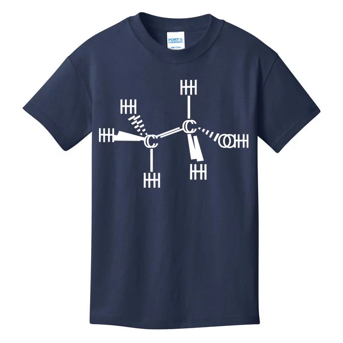 Ethanol Molecole As Seen Drunk Kids T-Shirt