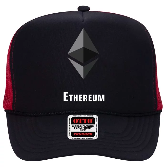 Ethereum Classic High Crown Mesh Trucker Hat