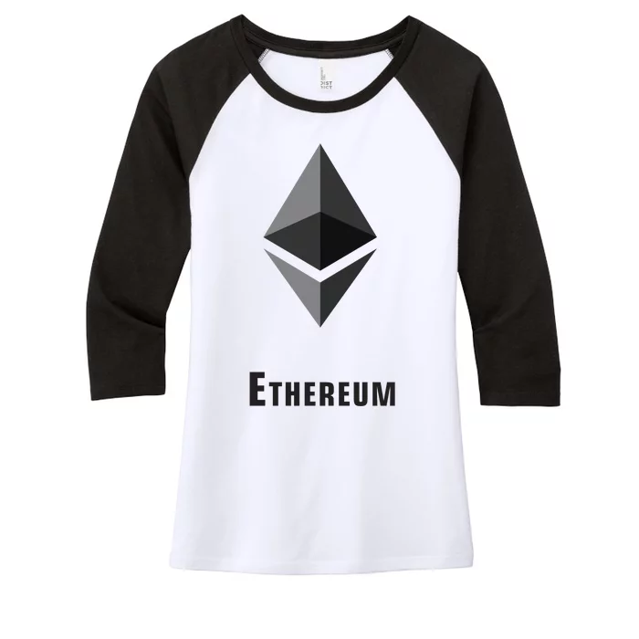 Ethereum Classic Women's Tri-Blend 3/4-Sleeve Raglan Shirt