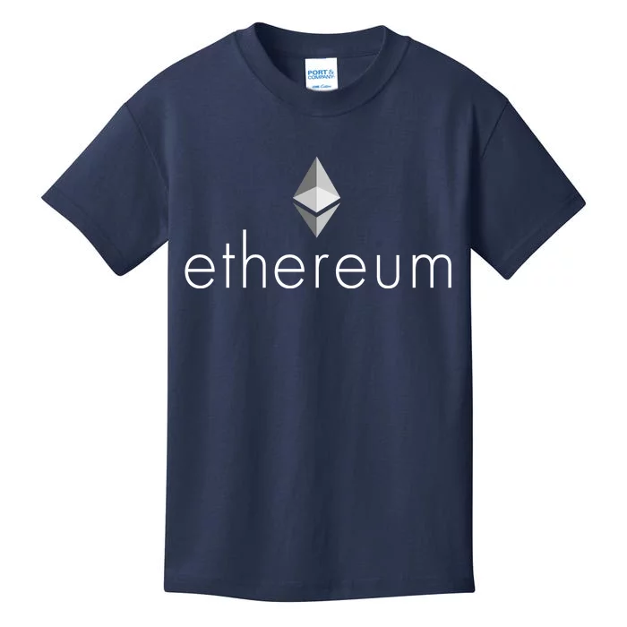 Ethereum Crypto Currency Logo Kids T-Shirt