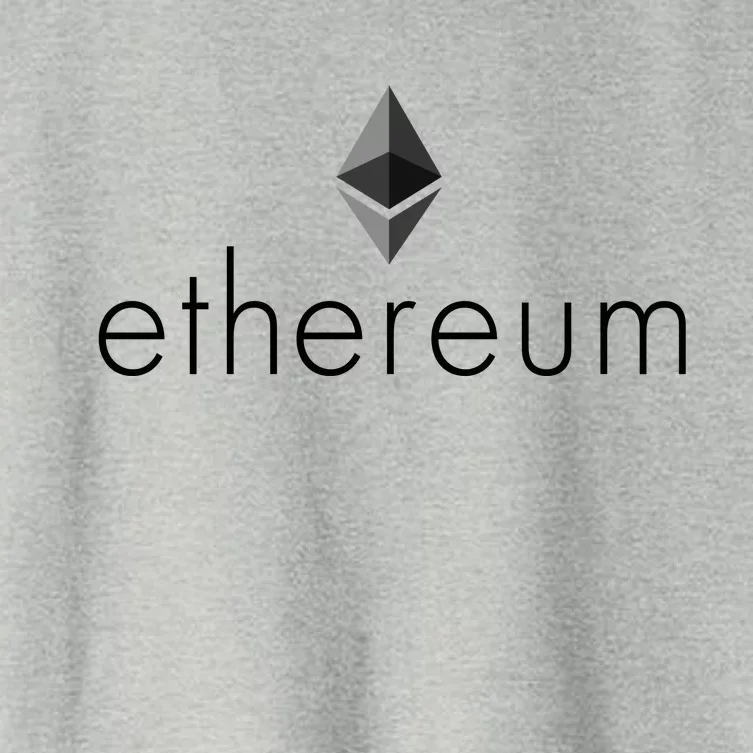 Ethereum Crypto Currency Logo Women's Crop Top Tee