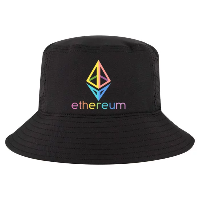 Ethereum Diamond Rainbow Logo Cool Comfort Performance Bucket Hat