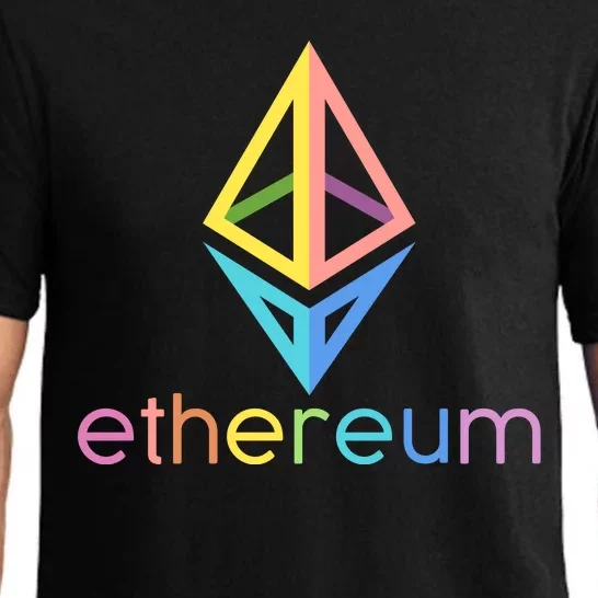 Ethereum Diamond Rainbow Logo Pajama Set