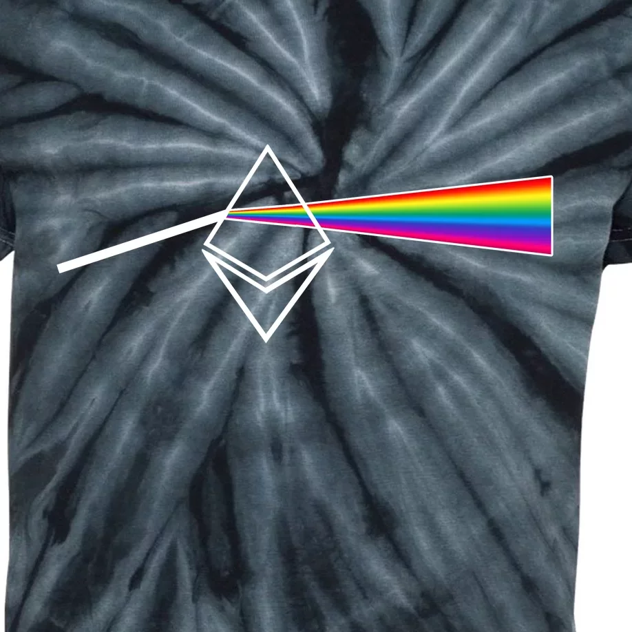 Ethereum Prism Classic Kids Tie-Dye T-Shirt