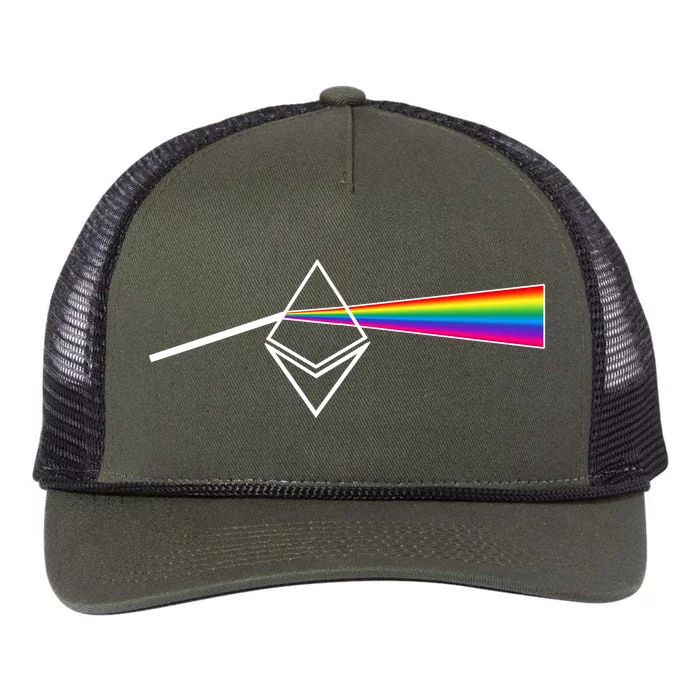 Ethereum Prism Classic Retro Rope Trucker Hat Cap