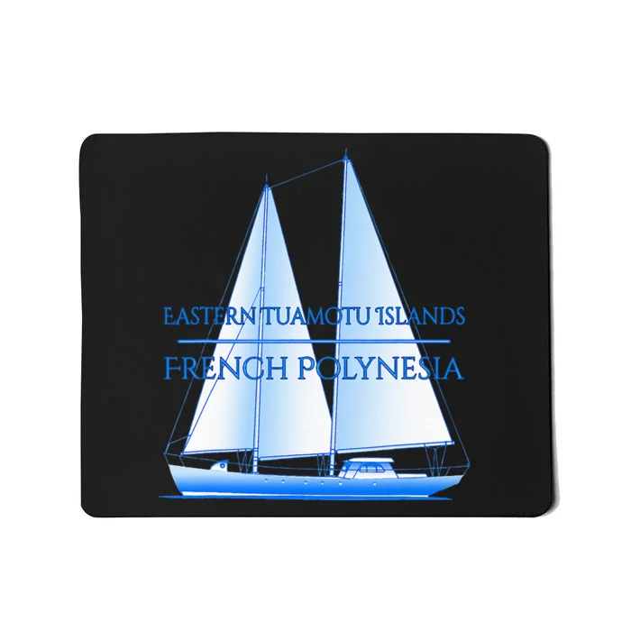 Eastern Tuamotu Islands Coastal Nautical Sailing Sailor Mousepad