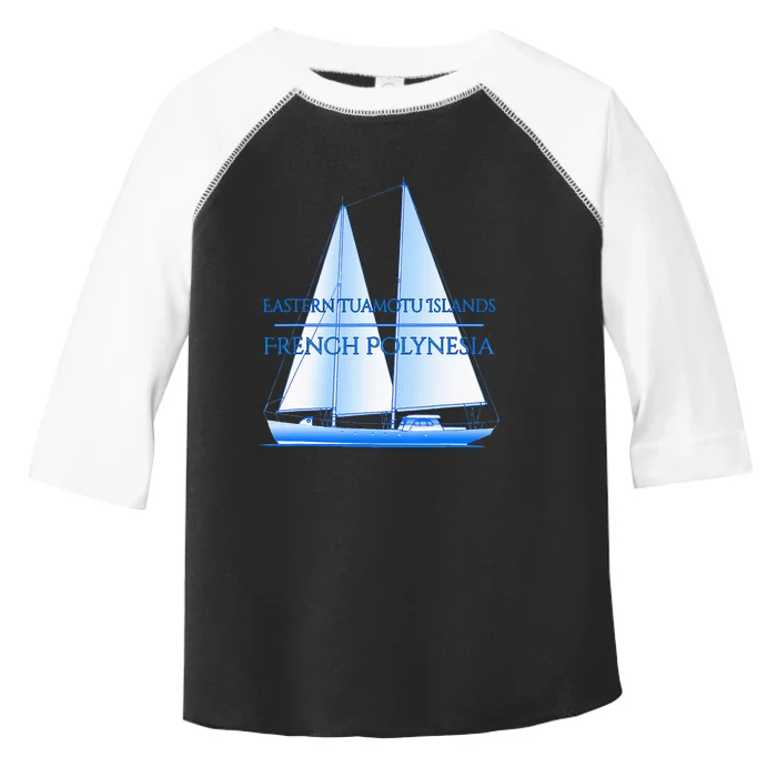 Eastern Tuamotu Islands Coastal Nautical Sailing Sailor Toddler Fine Jersey T-Shirt