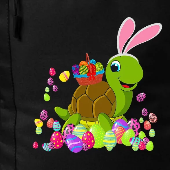 Easter Turtle Lover Bunny Turtle Holding Easter Egg Daily Commute Backpack