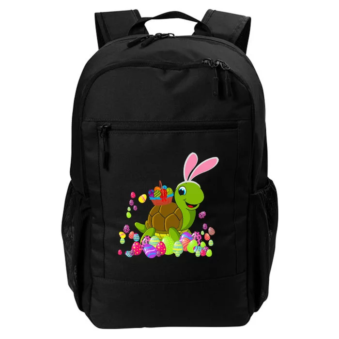 Easter Turtle Lover Bunny Turtle Holding Easter Egg Daily Commute Backpack