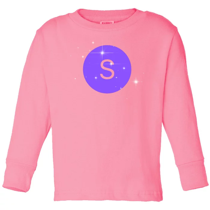 Enjoy The Letter S Toddler Long Sleeve Shirt