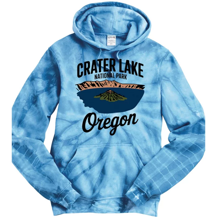 Explore The Majestic Crater Lake National Park Oregon Tie Dye Hoodie