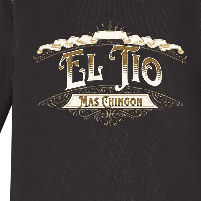 EL TIO MAS CHINGON Baby Long Sleeve Bodysuit