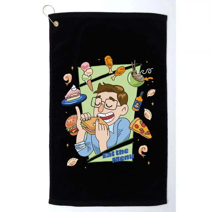 Eat The Menu KeithS Food Bounty Platinum Collection Golf Towel