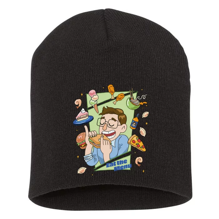 Eat The Menu KeithS Food Bounty Short Acrylic Beanie