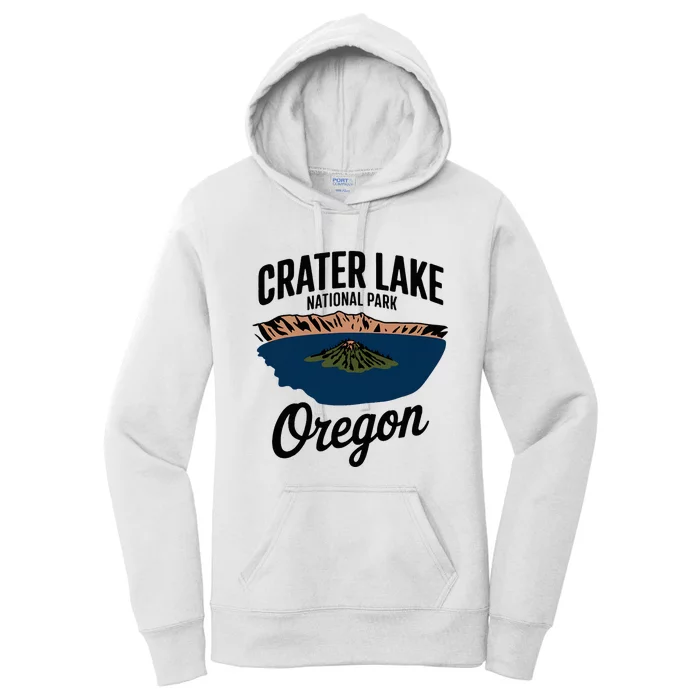 Explore The Majestic Crater Lake National Park Oregon Women's Pullover Hoodie