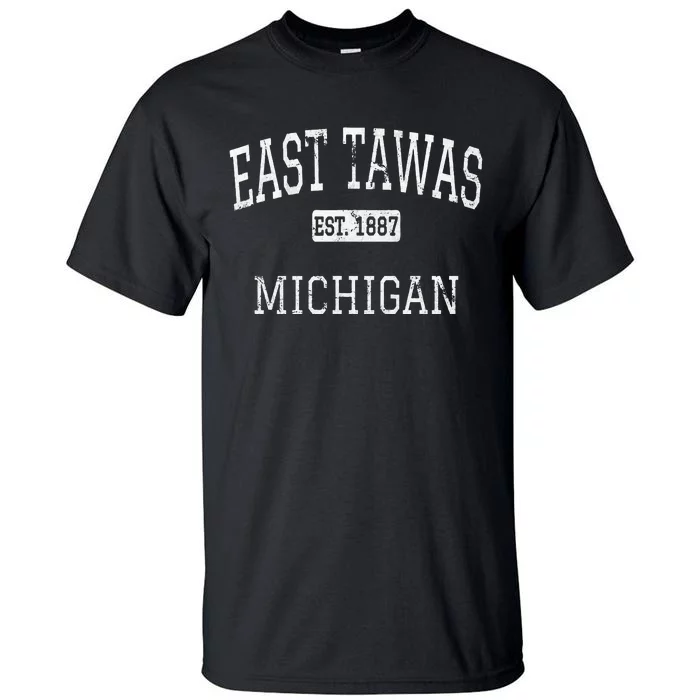 East Tawas Michigan Mi Vintage Tall T-Shirt