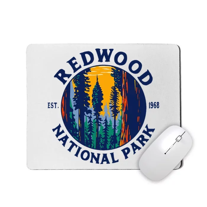 Explore the Majestic Redwood National and State Parks in California Mousepad